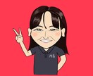 名刺やSNSに！ポップで見やすい似顔絵作成します SNSや名刺やプロフィールに最適☆程よいリアルと可愛さを両立 イメージ3
