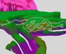 グラフィック、イラスト制作いたします サイケデリックでほんの少し暗いグラフィック、いかがですか？ イメージ4