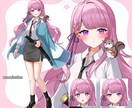 企業実績多数！IRIAM用の立ち絵制作いたします 高画質でアップにも耐えられるお顔の良さ！実績多数の安心感！ イメージ7