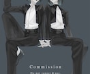 アンニュイでかっこいいイラストを描きます 配信サムネイルや歌ってみたなど。オプションで商用利用可。 イメージ3