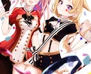 かわいい女の子の一枚絵を描きます 一枚絵/歌みた/サムネ/アイコン等 イメージ3