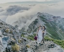 美しい山岳風景で登山ウェディングフォトを撮ります 事前のお打ち合わせあり・納期相談可能です！ イメージ5