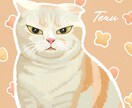 写真から大切なペットをPOP似顔絵アイコンにします ペットをPOPに！SNSアイコン・個人グッズ用対応！ イメージ5