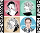 オシャレな《似顔絵アイコン》イラストを描きます 似顔絵アイコン・SNS・名刺・ブログ用プロフィール画像作成 イメージ10
