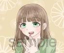 女性or女の子のイラストを描きます アイコンや動画、配信などに！*.+ﾟ イメージ3