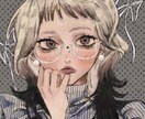 雰囲気のある魅力的なSNSアイコン描きます SNS用の可愛いアイコンを描きます♩♩♩ イメージ3