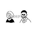 シンプルで可愛い似顔絵描きます LINE/Twitter/Instagram等のアイコンに! イメージ2