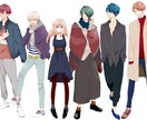アイコンやカップルイラストなどフリーに描きます 得意のデジタルイラストを活かしてあなた好みの一枚を。 イメージ1