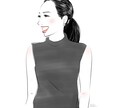 おしゃれさんにオススメします シンプルで目を惹く似顔絵アイコンです(❁´ω`❁) イメージ4