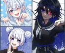 キャラデザ丸投げ！かわいい女の子のアイコン描きます 好きな色とキーワードを選ぶだけで簡単依頼！ イメージ5