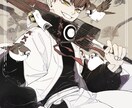一枚絵イラストの制作承ります 低彩度の格好いいイラストお描きします イメージ6