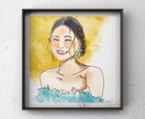 先着6名様Open価格＊天然石カラーで似顔絵描ます 美大出身、心理資格をもつイラストレーターが描くこころのアート イメージ1