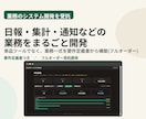 あなたの業務をまるごとシステム開発します 単品ツールでなく、業務一式をまるごと開発します イメージ1