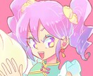 ポップな女の子などのイラスト描きます SNSのアイコンやサイトのバナー、ポスターなどに イメージ2