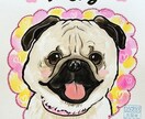 ペット似顔絵◆優しいタッチでお描きします ◆郵送料込み◆愛犬◆わんちゃん◆贈り物にも イメージ3