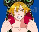 カッコかわいいオリジナルアイコンをお描きいたします Twitter等のSNSにどうぞ！お気軽にご相談ください！ イメージ1