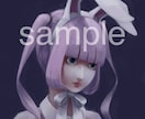 ダークな厚塗りイラスト！アイコン挿絵など描きます 地雷さんバンギャさん大歓迎！動画用イラストやアイコンなど！ イメージ2