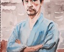 写真を基にデフォルメ少なめの似顔絵を描きます 鉛筆画・水彩画でリアルな似顔絵を描きます。 イメージ7