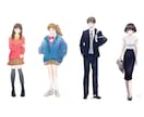表情差分3種込！ゲーム等に使える立ち絵制作します 厚塗りで魅力あるあなただけのキャラクターを作ります！ イメージ3