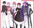 魅力的な立ち絵描きます TRPGや配信などで使用できる立ち絵イラストを描きます！ イメージ3