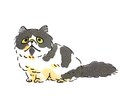 アナログでペットの似顔絵お描きします ミニ色紙(3枚)にアナログでペットの似顔絵お描きします！！ イメージ3