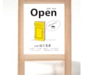 シンプル／オシャレなカフェ看板デザインします オリジナル看板・POP作成します イメージ3