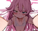 二次創作を含む女の子のイラストを描きます 主に男性向けの絵を中心に仕上げます。 イメージ1