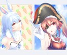 美麗なオリジナルイラストを描きます あなたのイメージするオリジナルキャラを壁紙やアイコンに！！ イメージ2