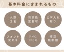 大人可愛いオシャレなイラストを作成します 結婚式オタクがお写真をもとに心を込めて描きます！ イメージ4