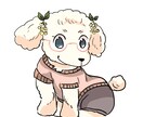 可愛いワンちゃんネコちゃんなど描きます デフォルメ、リアル、アニメ、色んなテイストで描けます！！ イメージ1