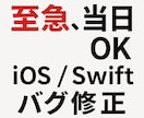 至急・当日対応OK バグ修正・エラー解決します Swift・Python・C++・Cのバグ修正・エラー解決 イメージ1