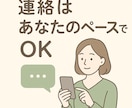 話さなくてOK◎チャットでお悩みを軽減します 医療福祉の経験、専門家の視点からお悩みを傾聴・助言します イメージ2