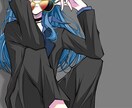 アイコン、ヘッダー等のイラストお描きします 主にくっきりとした絵柄でキャラクターを描かせて頂きます！ イメージ3