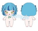 推しぬいのデザイン画を制作します 正面&背面付きでより分かりやすく！ イメージ8