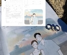 即対応 ◎！ゆる〜い大人可愛い似顔絵を描きます 記念日・婚姻届・プレゼント・ウェルカムボードなど イメージ3