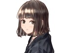 アイコンイラスト描きます 落ち着いた雰囲気で可愛らしい女の子のイラストをお描きします イメージ3