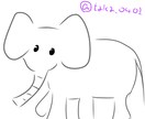 イラストかきます 動物と食べ物を軽く書いてみました！！！ イメージ2