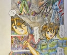 可愛いヒロインが主人公の漫画描きますます 全て手描きで色鉛筆にて、ステキな彩色を行います。 イメージ6