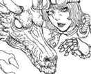 奇妙な女性描きます テーマに沿ったイラストを描かせていただきます。 イメージ9