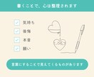 心を整えながら言葉にする自分名刺のつくり方ます 交換日記感覚で読み進め、新しい自分と出会い、名刺になる一冊へ イメージ5