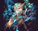 豪華なソシャゲ風立ち絵描きます ソシャゲ風の立ち絵でキャラクターを魅せたい方へ イメージ6