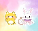 ポップで可愛いオリジナルキャラクターを作成します 商用利用可！可愛いキャラクターが作りたい人にオススメです。 イメージ5