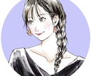 華やかで可愛らしい印象の人物アイコンを描きます 女性らしさと透明感で印象アップ！|商用◎|日常使いも◎ イメージ4