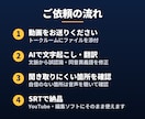 当日可！動画の字幕（SRT）ファイルを作ります YouTube・研修動画に｜日本語・英語字幕に対応 イメージ2