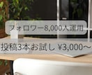 Instagram投稿作成3本お試し作ります 投稿が続かない方のための運用サポート イメージ3