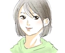 魅力が伝わる❀少しコミック調の似顔絵を描きます あなた様らしい世界に一枚の似顔絵を描きます。 イメージ1