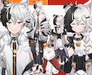 高品質な立ち絵/Live2D用パーツ分け制作します これからVtuberデビューされる方や新衣装などに イメージ2