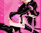 線画なし！女の子等身イラスト描きます ロリータ、ゴシック等可愛い服をきた女の子の衣装デザインも！ イメージ5