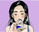 人物イラスト描きます SNSアイコン・HP・ブログ用挿絵など様々制作します。 イメージ7