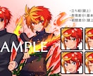 TRPGの立ち絵作成します カラフルでギャグテイストや戦闘差分も可能な立ち絵作成 イメージ3